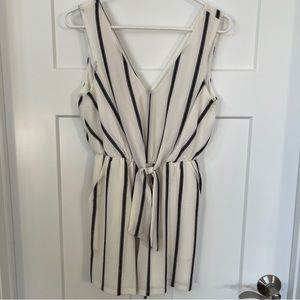 Lily Rose Striped Romper